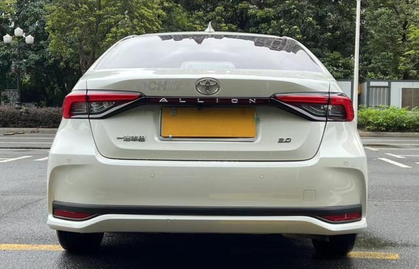 Toyota Allion 2.0 CVT Zunyue/Exclusive 2021